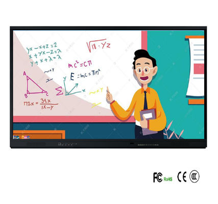 Papan Digital Putih Interaktif 86 inci, Papan Cerdas IBoard Untuk Pengajaran