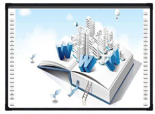 Papan Tulis Interaktif 86 Inci Inframerah 10 Titik Sentuh untuk Rapat Kelas