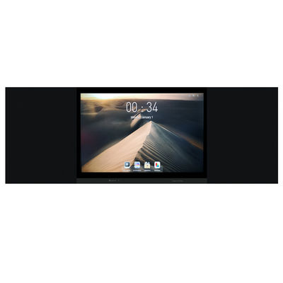 Smart Blackboard 75 86 Inch Display Multi Finger Interactive Touch Side Bar Kiri Kanan Papan Untuk Siswa Kelas