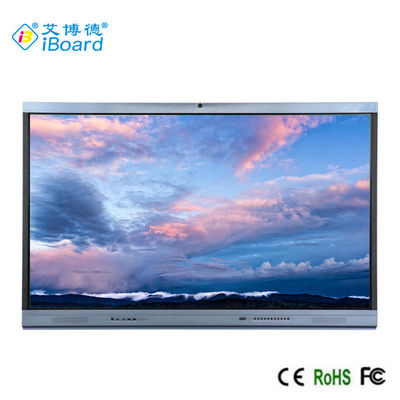 Google EDLA Bersertifikat Android 13 Touch Screen Monitor Interaktif Flat Panel Display Untuk Pendidikan Dan Konferensi