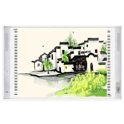 Kelas Semua Dalam Satu Papan Tulis Interaktif Inframerah Papan Tulis RoHS Smart TV Untuk Rapat