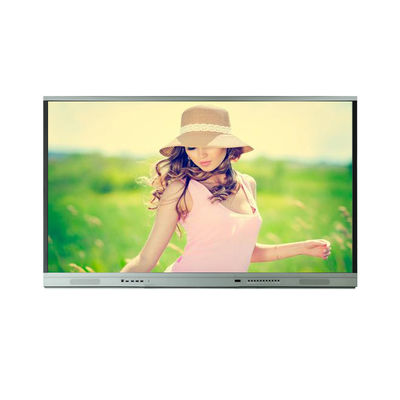 3840*2160 LCD Teaching Board 5ms Interactive Touch Board Windows Linux Infrared Untuk Pendidikan Bisnis atau Sekolah