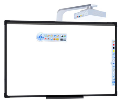 Papan Tulis Interaktif Optik 96 Inch 16 9 Dengan 2 Kamera