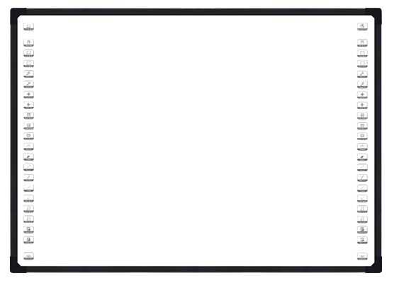 4 Kamera Optical Interactive Whiteboard dengan 10-32 Touch Points Smart Board untuk Kolaborasi Digital yang Ditingkatkan