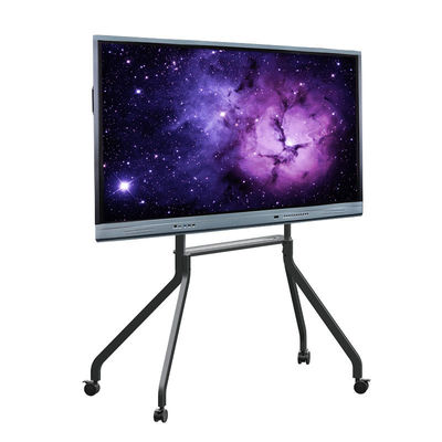 Bingkai Aluminium Panel Datar Interaktif 86 Inci Terpasang di Dinding, Android 13, 4+32G, 3840 x 2160