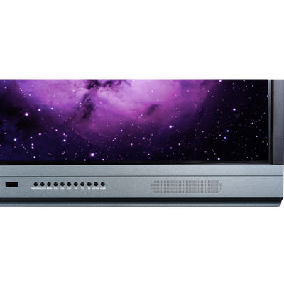Bingkai Aluminium Panel Datar Interaktif 86 Inci Terpasang di Dinding, Android 13, 4+32G, 3840 x 2160
