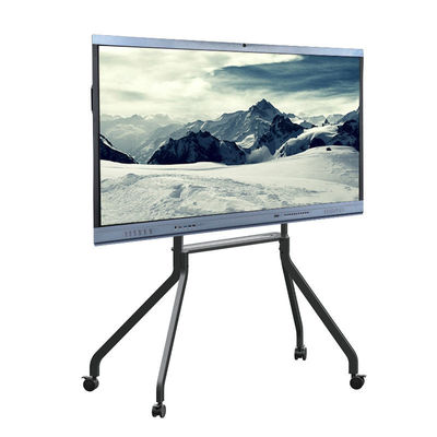 TFT LED 75 '' Monitor Layar Sentuh Interaktif Android 11 Dengan AIO PC, IR Tec, Built In Camara