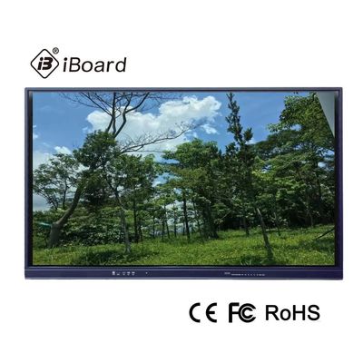 86 Inch Interactive Touch Screen Monitor Kaca Tempered AG