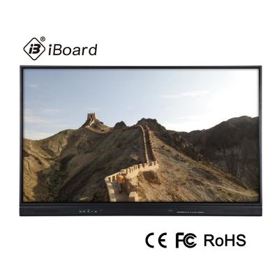 Papan Tulis Interaktif 32G 75 Inch Untuk Mengajar 10 Titik Sentuh
