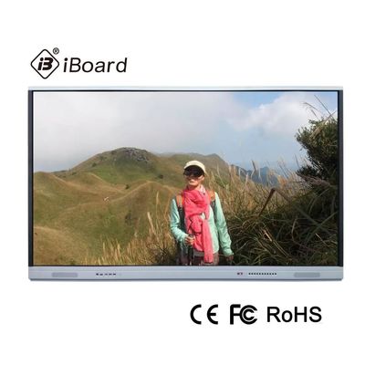 3840*2160 LCD Teaching Board 5ms Interactive Touch Board Windows Linux Infrared Untuk Pendidikan Bisnis atau Sekolah