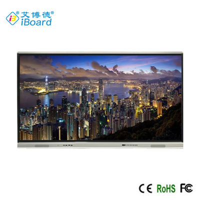 Layar Sentuh 86 inci Smart Board 178 Derajat Sudut Pandang, Bingkai Aluminium, Layar Sentuh Multi Besar