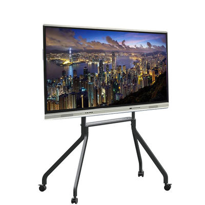 Layar Sentuh 86 inci Smart Board 178 Derajat Sudut Pandang, Bingkai Aluminium, Layar Sentuh Multi Besar