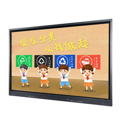 iBoard Android 65 Inch CE Sertifikasi Smart Board Seamless Lcd Monitor Komputer