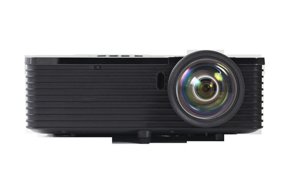 Harga Murah Portable Short Throw Laser Lamp Projector 3200lm Ukuran 30''-300'' Dengan Warna Hitam