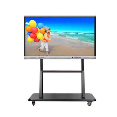 Layar Sentuh Interaktif 75 " Whiteboard 4K Smart Board Touch Display