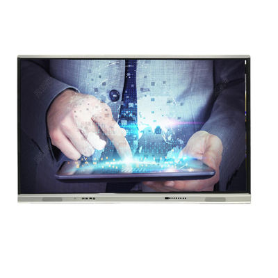 86 Inch Interactive Flat Panel LED Backlight Layar Sentuh 4K