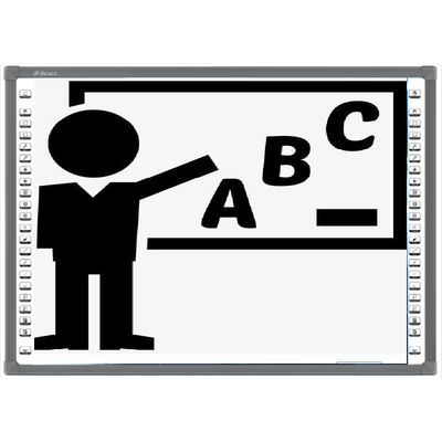 Papan Tulis Interaktif IR Multi-Sentuh 96 Inci Papan Tulis Cerdas Bersertifikasi CE/FCC/Rohs untuk Pendidikan Sekolah