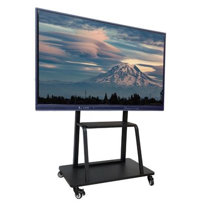 LED 75 '' Panel Interaktif Cerdas Untuk Mengajar Bingkai Paduan Aluminium