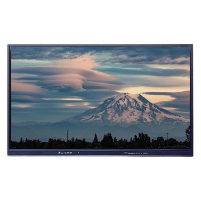 LED 75 '' Panel Interaktif Cerdas Untuk Mengajar Bingkai Paduan Aluminium