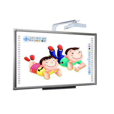 Papan Tulis Interaktif IR Luar Ruang 82 '' Multi Touch Dengan Dukungan Proyektor Semua Sistem