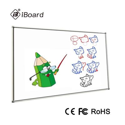 96 Inch Education Interactive Whiteboard 16: 9 Inframerah Touch untuk ruang kelas