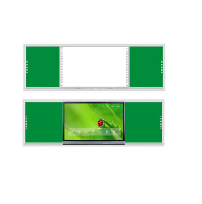 75 Inch Interact Whiteboard & Blackboard Dual System Chalk Writing&Computer Operation Untuk Pertemuan Pengajaran & Pelatihan