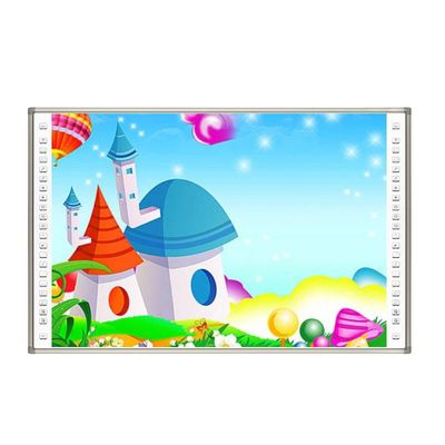 82-120 Inch Biaya efektif Interaktif Whiteboard dengan Proyektor untuk K-12 anak-anak