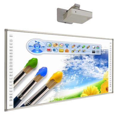 120in Papan Tulis Interaktif Online 32767x32767 Penggunaan pendidikan Multi Touch Screen Monitor