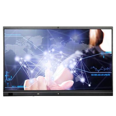 65 Panel Datar Interaktif Android 11 Tampilan layar sentuh dengan Kamera & Mikrofon