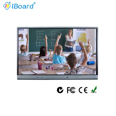 3840x2160 VGA Papan Tulis Sentuh Inframerah 86 Inch Dengan Prosesor I3 I5 I7