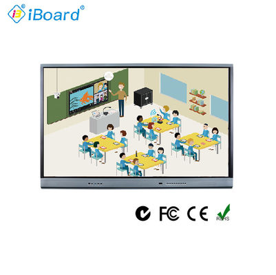 Sistem Ganda 300cd/m2 Papan Tulis Interaktif Iboard Android Menangkan 65 VGA