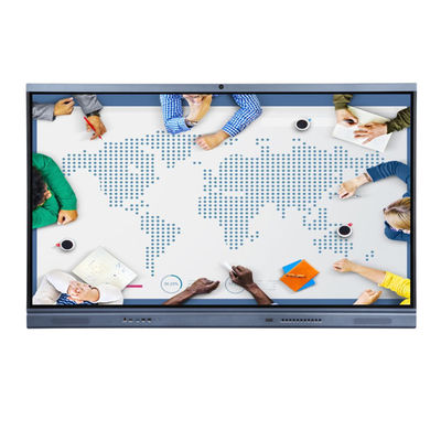 55 Inch 65 Inch 75 Inch 86 Inch LED Smart Screen Interaktif Flat Panel Online Untuk Kelas