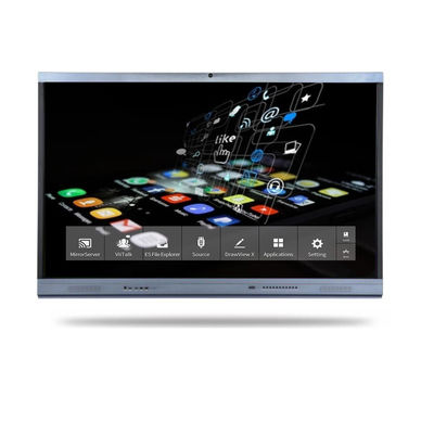 Kamera 4K Multi Touch Whiteboard 65 Inch HDMI OUT Alat Anotasi