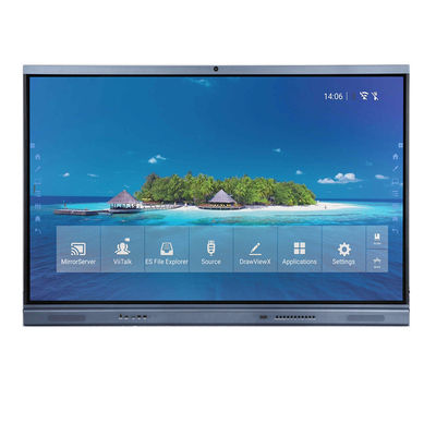 SECAM 86in All In One Interactive Whiteboard 20 Poin Sentuh 450cd/M2