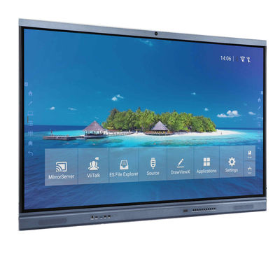 SECAM 86in All In One Interactive Whiteboard 20 Poin Sentuh 450cd/M2