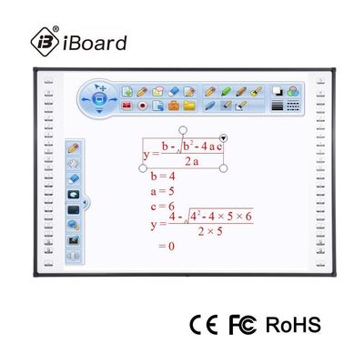 86 Inch Interaktif Whiteboard Smart TV Monitor Papan Dengan Proyektor Untuk Sekolah