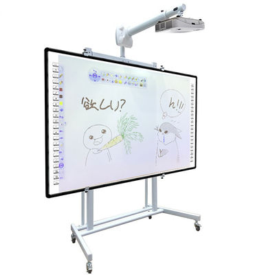 84/87/92/98 Inch 10 Points Infrared Finger Multi Touch Interactive Electronic Whiteboard Smart Board Untuk Mengajar Bertemu