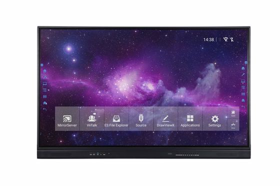 IR LED Papan Tulis Interaktif Bingkai Aluminium Ultra Ramping Panel Sentuh Interaktif Inframerah 4K