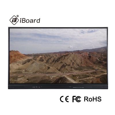 20Touch Point 75 Inch LCD Smart Board Untuk Solusi Sentuh Interaktif Dalam Konferensi Kantor Sekolah Panel datar interaktif