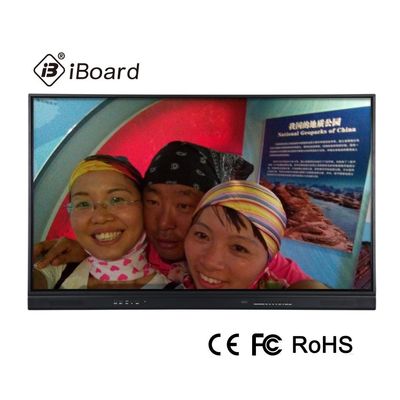 DLED 98 Inch LCD Interactive Display Penyimpanan 4G + 32G 50000 jam Seumur Hidup