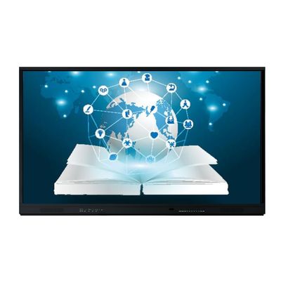 20Touch Point 75 Inch LCD Smart Board Untuk Solusi Sentuh Interaktif Dalam Konferensi Kantor Sekolah Panel datar interaktif