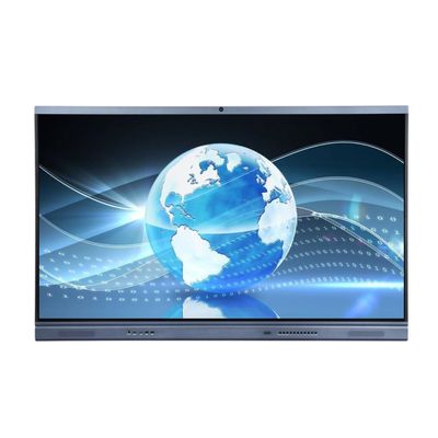 75 Inch AIO Interactive Whiteboard Buit Di Kamera Dan MIC