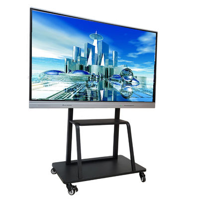 86 Inch 4K Android Touch Screen Interactive Whiteboard FCC Untuk Pendidikan