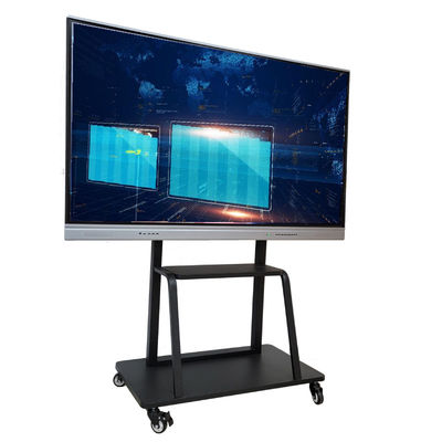 Sekolah Android 11 75 Inch Interactive Flat Panel Multi Touch LED Screen Monitor Untuk Ruang Kelas