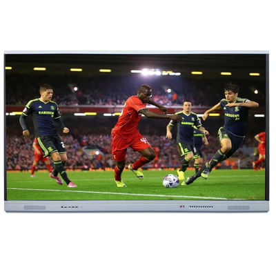 CE 4mm Glass LCD Infrared Smart Board Dukungan Windows Linux Aluminium Alloy Frame
