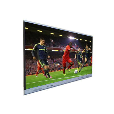 CE 4mm Glass LCD Infrared Smart Board Dukungan Windows Linux Aluminium Alloy Frame