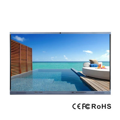 iBoard Layar Lebar Bingkai Aluminium Papan Tulis Interaktif Inframerah Panel Interaktif 86 inci 4k