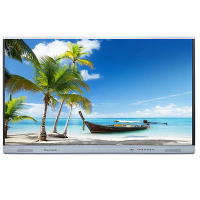 Hot Sale 20Touch Points 5ms Interactive Touch Screen Monitor FCC ROHS CE All In One Smart TV Untuk Presentasi Bisnis
