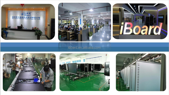 Paduan Aluminium Papan Tulis Interaktif Berdiri TV Ponsel Berdiri Tahan Gempa 75 INCI