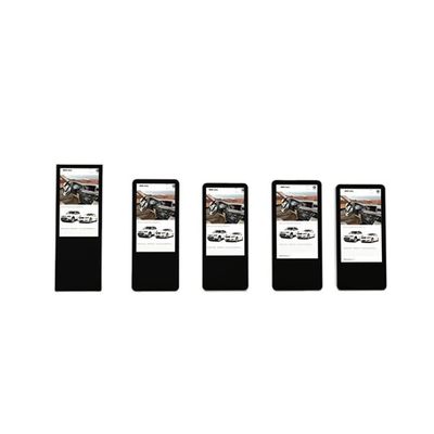 Desain Baru Multi Touch A type LCD Panel Led Digital Display Kiosk Touch Screen Kiosk untuk Periklanan